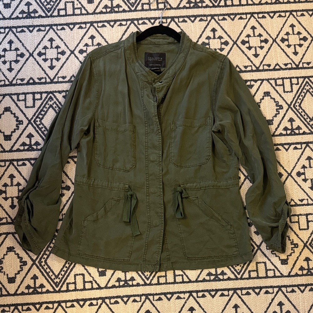 Sanctuary Green Utility Jacket